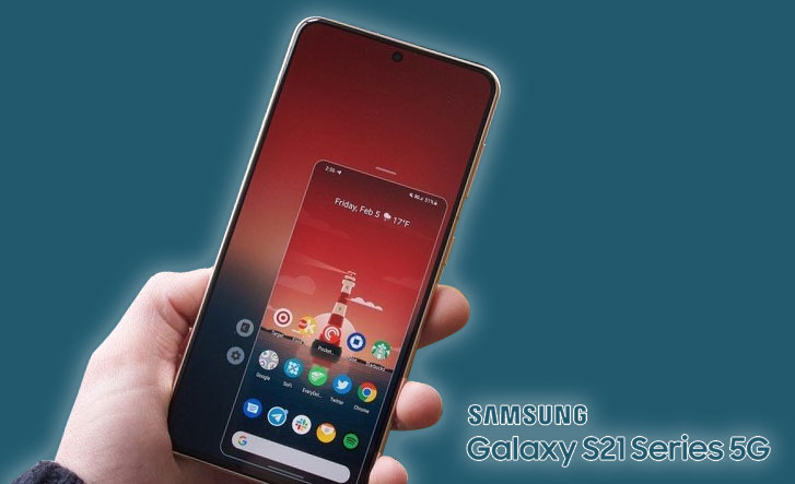 one handed mode on samsung s21